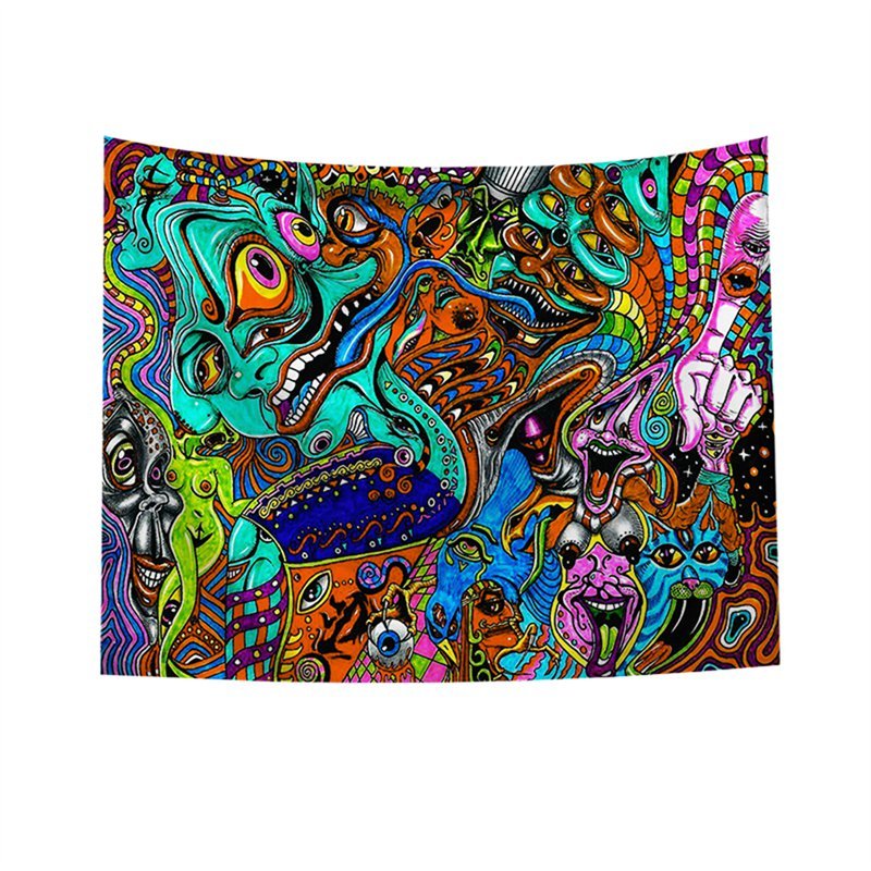 Vibrant Printed Tapestry Stunning Wall Art for Home Decor