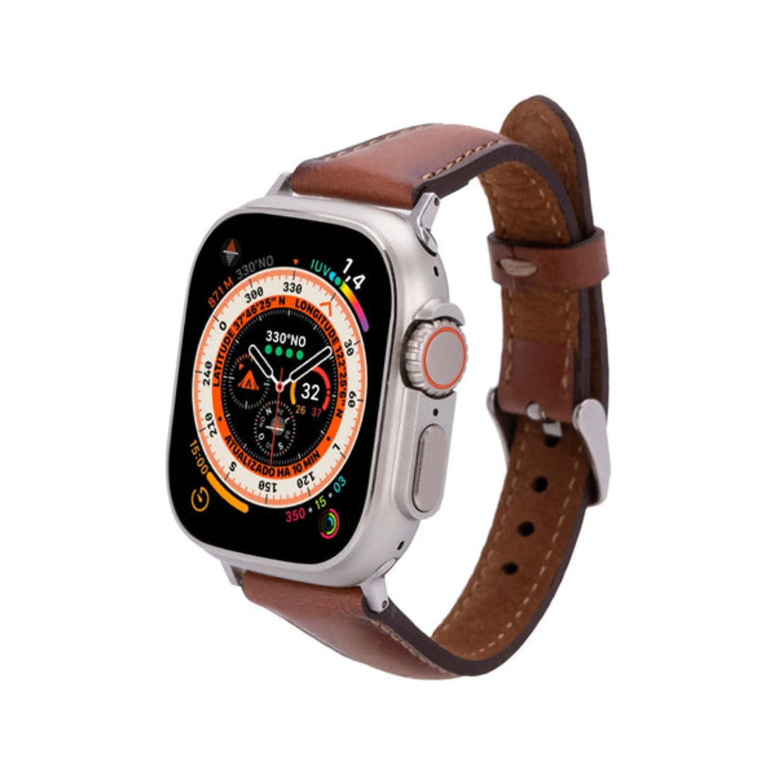 Evansville Genuine Leather Band for Apple Watch - Fits 38mm to 49mm, Series 9, Ultra 2 & SE