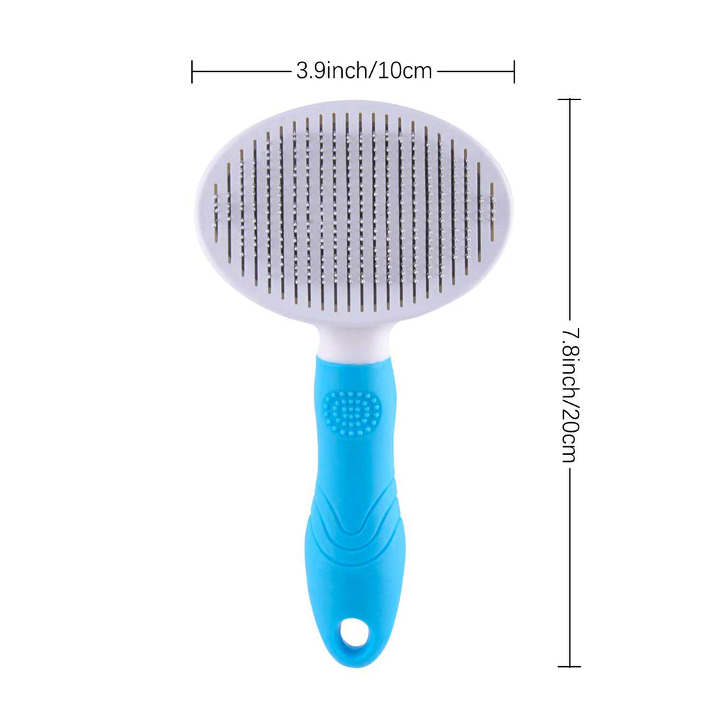 Self Cleaning Slicker Brush - Cat Brush Skin-Friendly Deshedding