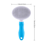 Self Cleaning Slicker Brush - Cat Brush Skin-Friendly Deshedding