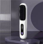 Straight Hair Comb Wireless Hair Straightener Brush Hair Fast