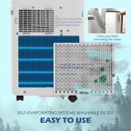 10,000 BTU Portable Air Conditioner with Auto-Drain Dehumidifier