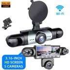 Five Camera Driving Recorder