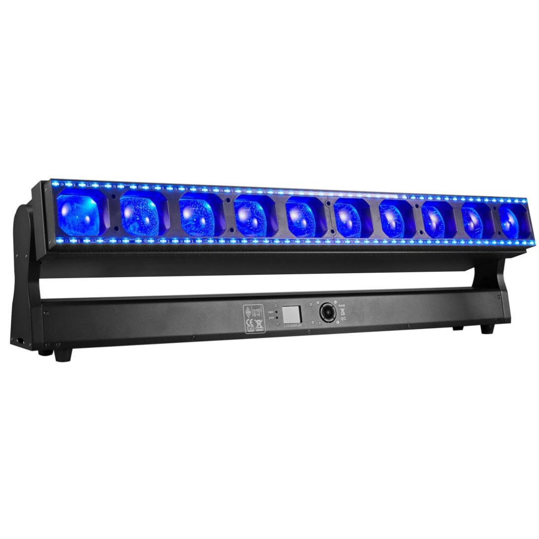 10*60W Sidewinder 2in1 Beam LED Moving Bar Light with LED pixel circle base | BT - product view 1