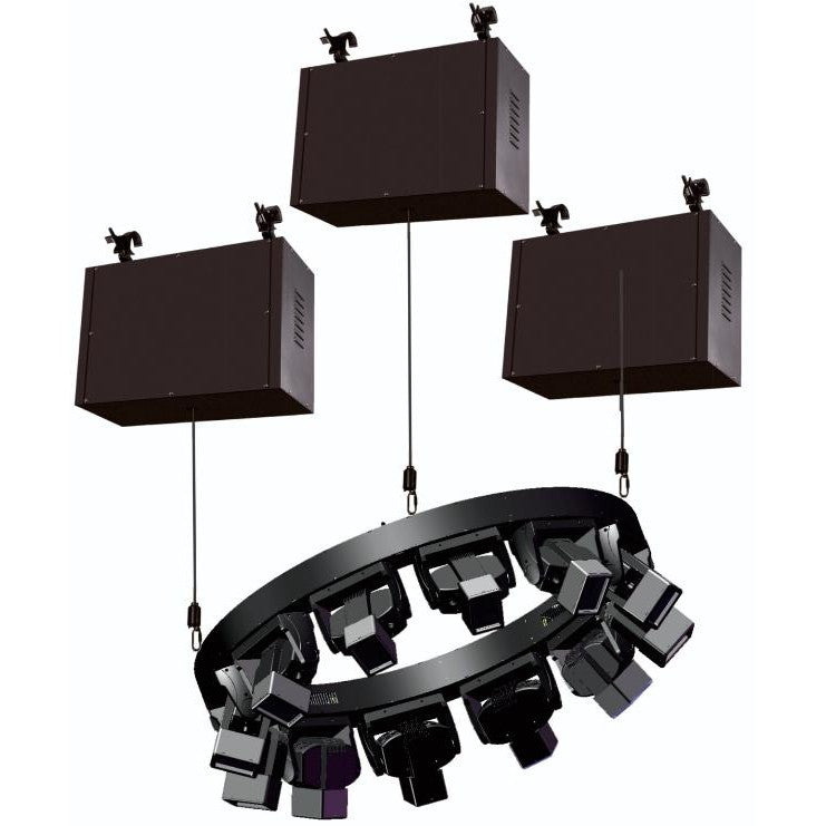 12*60W LED Lifting Circle with 24*0.5W RGB Laser | BT-EFA7 - product view 2