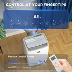 14,000 BTU Portable Air Conditioner — Large Room AC with Dehumidifier