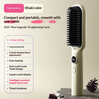 Portable Digital Display Lazy Straightening Comb That Doesnt Damage