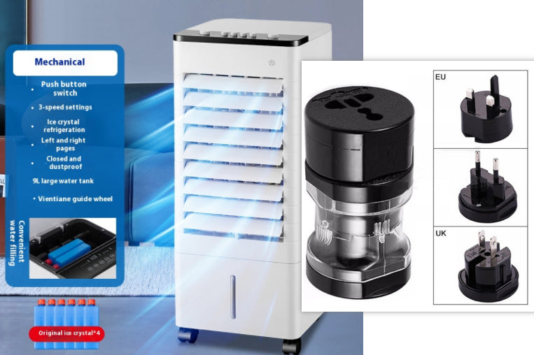 Voice-Controlled Cold Water Refrigeration Fan