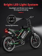 2kW New High Speed 20inch Hydraulic brake Adults Electric Bike With 25AH Dual Motor Electric Motorcycle Bicycle - Soundmali