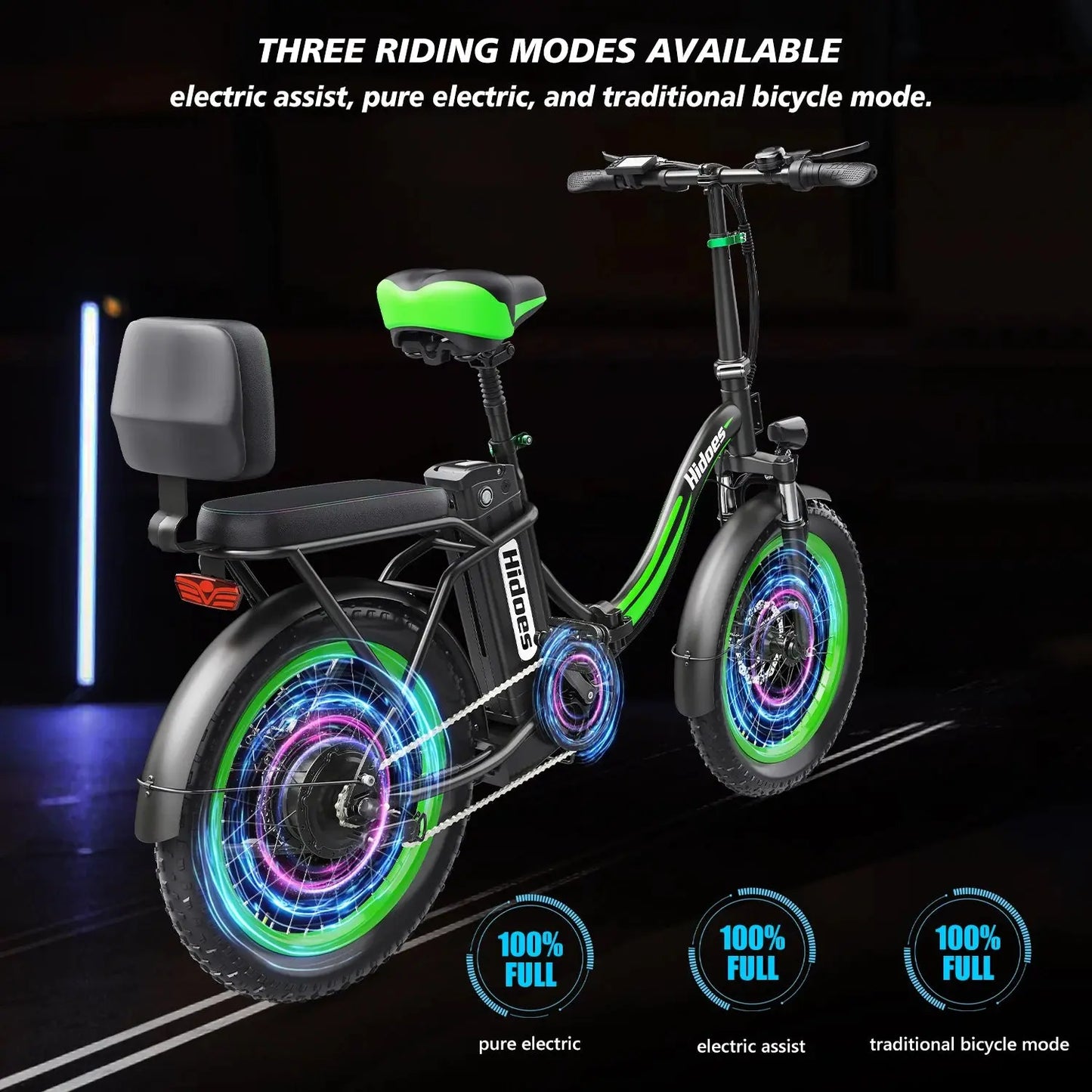 2025 Mini Folding Electric Bike – Hidoes C1 | 750W, 48V, 20” City E-Bike