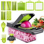 16-in-1 Vegetable Chopper Fruit Salad Mandolin Slicer Food Dicer