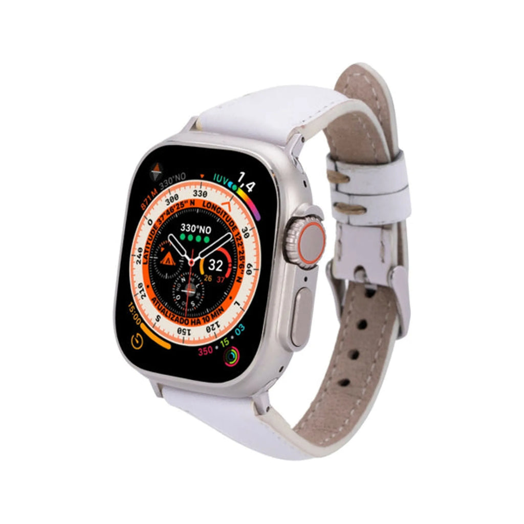 Evansville Genuine Leather Band for Apple Watch - Fits 38mm to 49mm, Series 9, Ultra 2 & SE — view 19