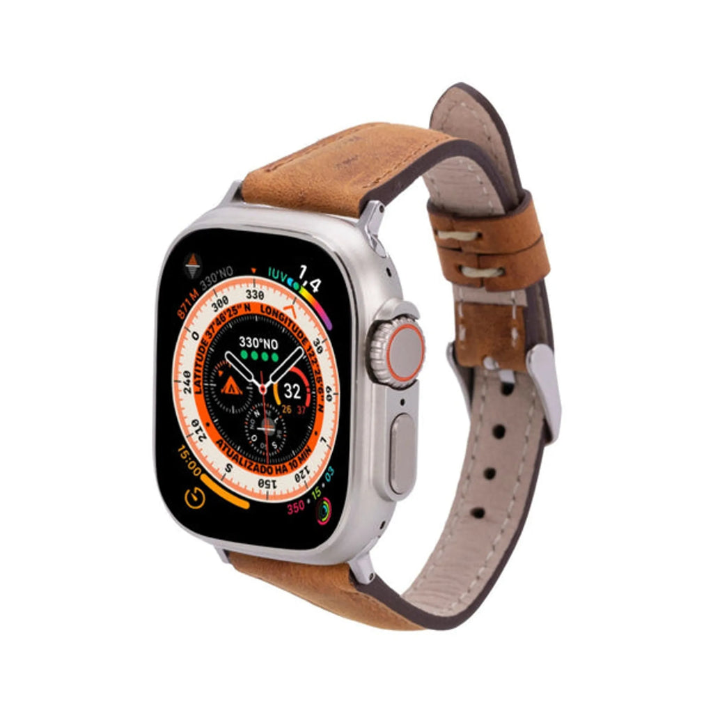 Evansville Genuine Leather Band for Apple Watch - Fits 38mm to 49mm, Series 9, Ultra 2 & SE — view 16