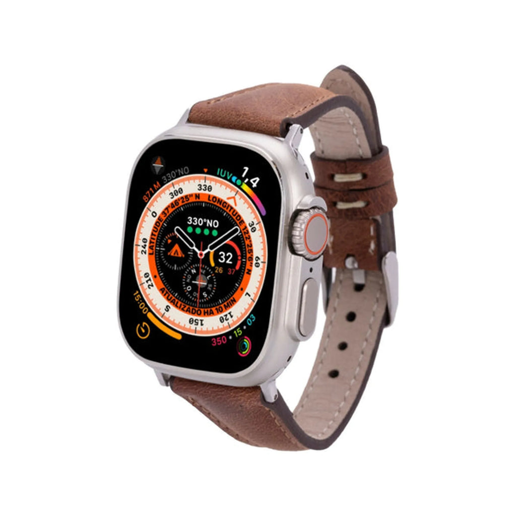 Evansville Genuine Leather Band for Apple Watch - Fits 38mm to 49mm, Series 9, Ultra 2 & SE — view 12
