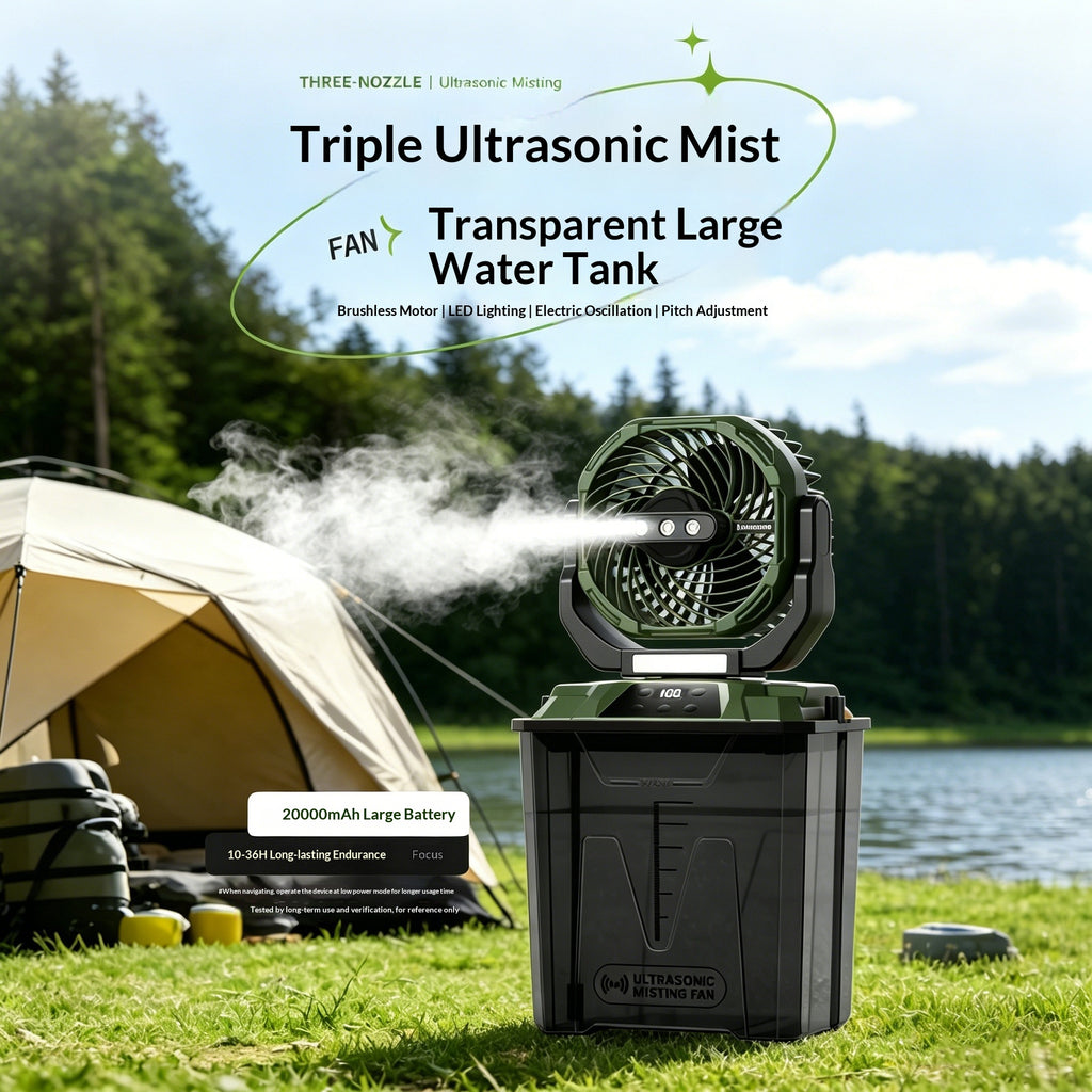 Portable Outdoor Camping Cooling Fan