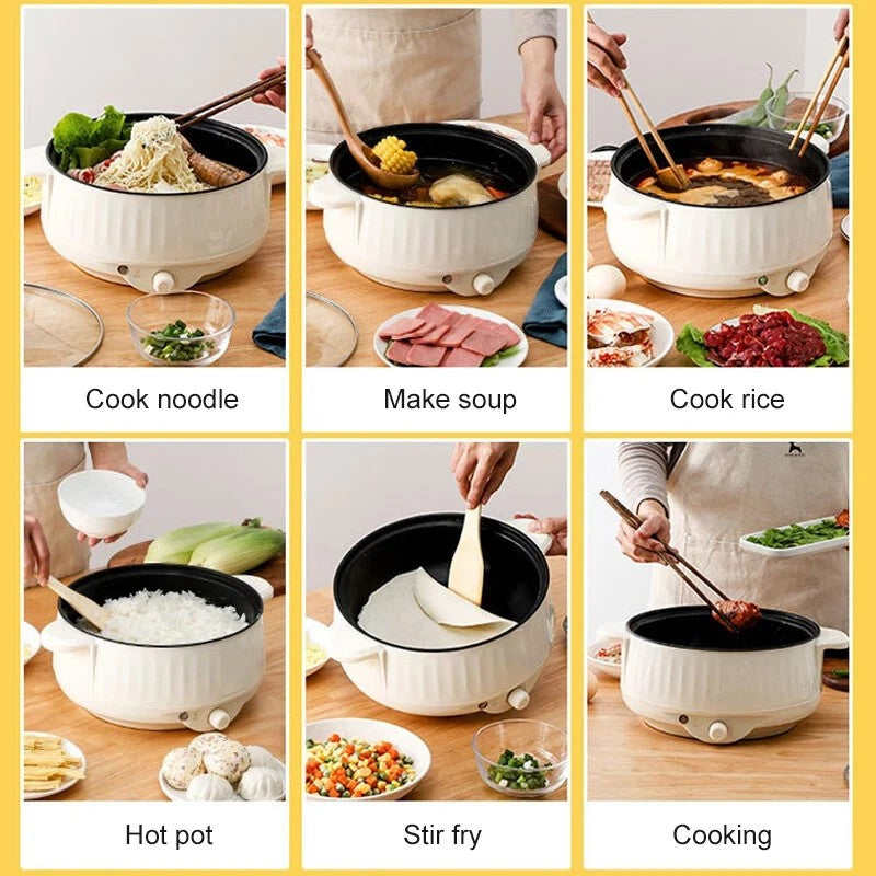 Electric Cooker Multifunctional Non-Stick Pan Hot Pot Mini Rice