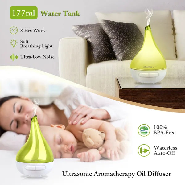 Cool Mist Ultrasonic Humidifier & Aroma Diffuser