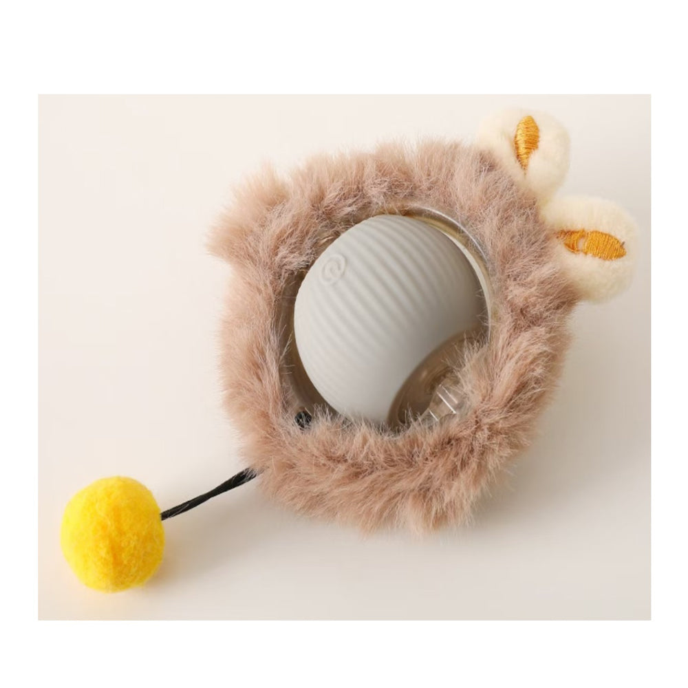 Electric Interactive Pet Ball Toy — Auto-Moving, 2 Modes, Indoor Cat & Dog Toy