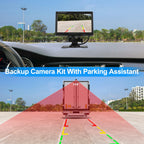 1Pc 7In Screen Backup Camera System Vehicle Rear View