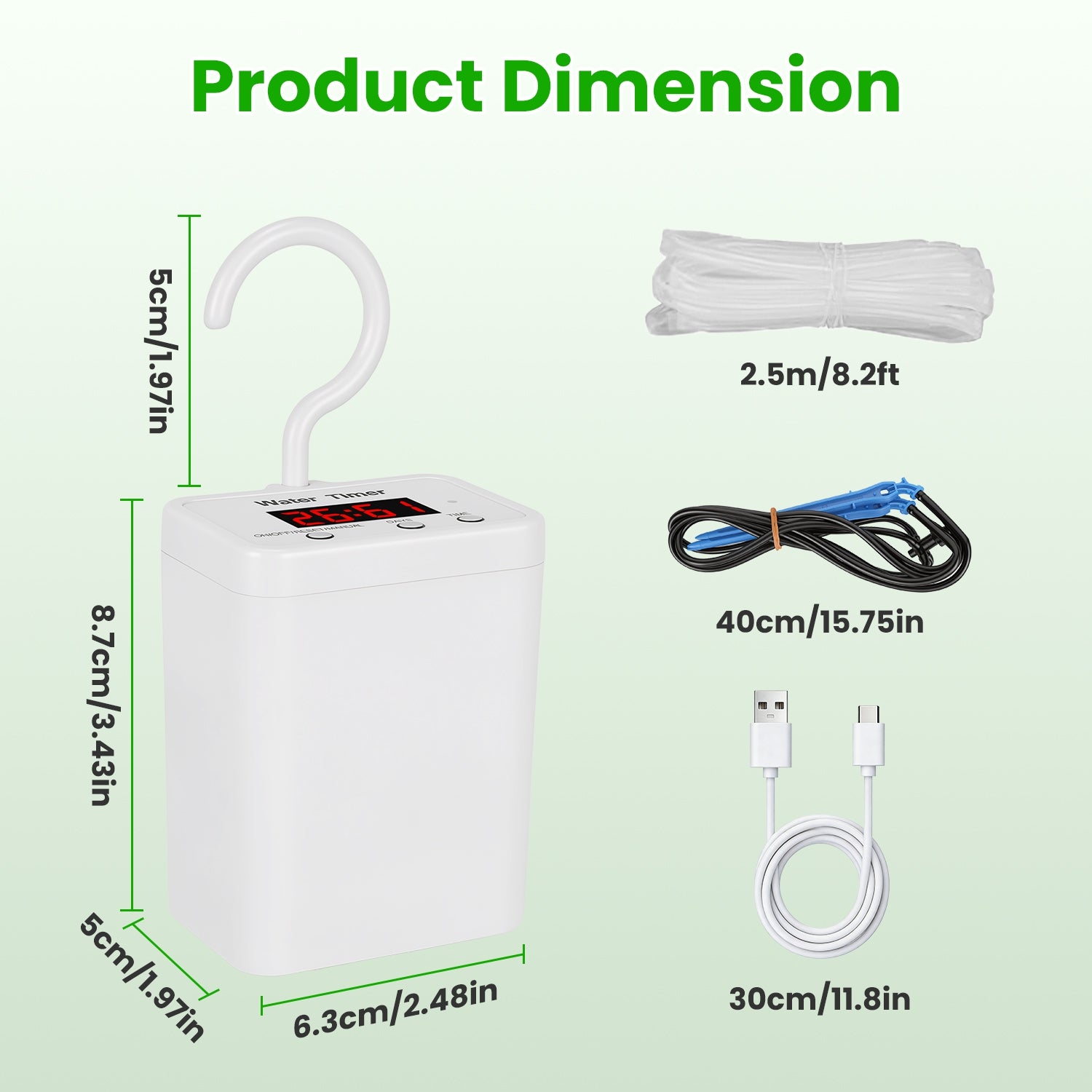 Automatic Indoor Plant Watering Device — Self-Drip Spikes, Adjustable Flow, Vacation Proof