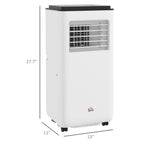 10,000 BTU Portable Air Conditioner with Auto-Drain Dehumidifier