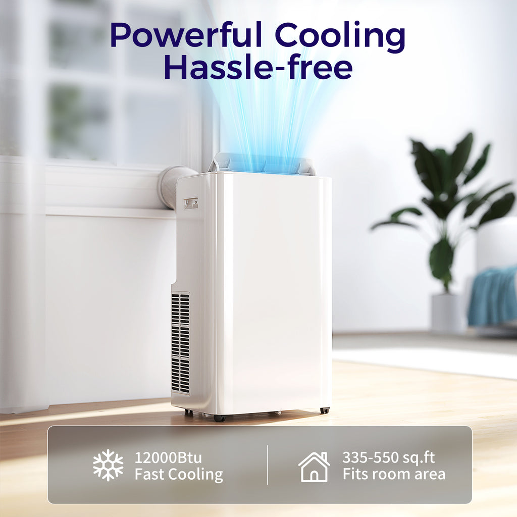 12,000 BTU Portable Air Conditioner with Remote