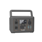 Portable Power Station 500W 512Wh LiFePO4 — 3 AC Outlets, Solar Ready, UPS Function