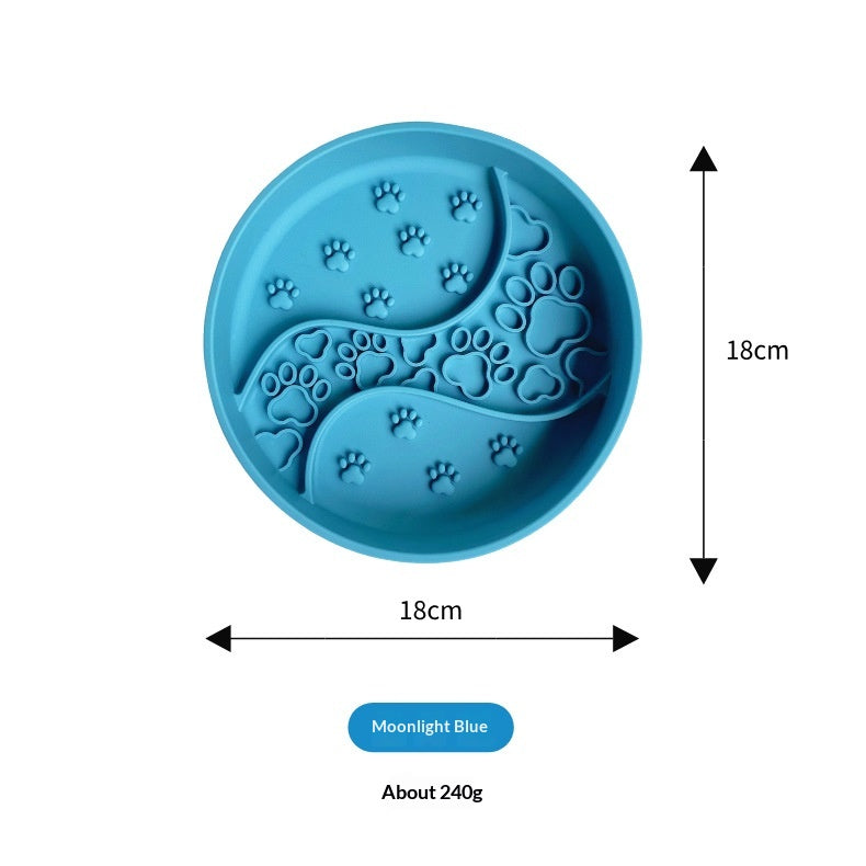 Dog Food-Grade Silicone Pet Feeding Bowl