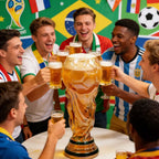 Creative World Cup Football Jules Rimet Trophy Glass Beer Mug