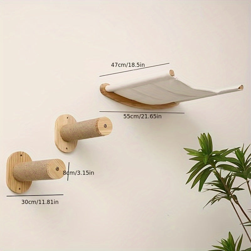 Wall Cat Tree - Space-Saving