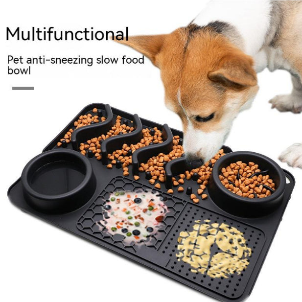 Dog Silicone Licking Pad Pet Licking Mat Silicone Smelling