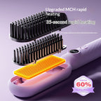 Portable Digital Display Lazy Straightening Comb That Doesnt Damage