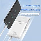 Power Bank With A Built-in Cable And 225W Fast Charging