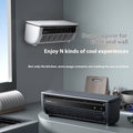 Wall-Mounted Rechargeable Fan with Remote Control