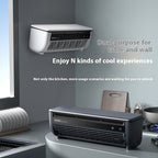 Wall-Mounted Rechargeable Fan with Remote Control