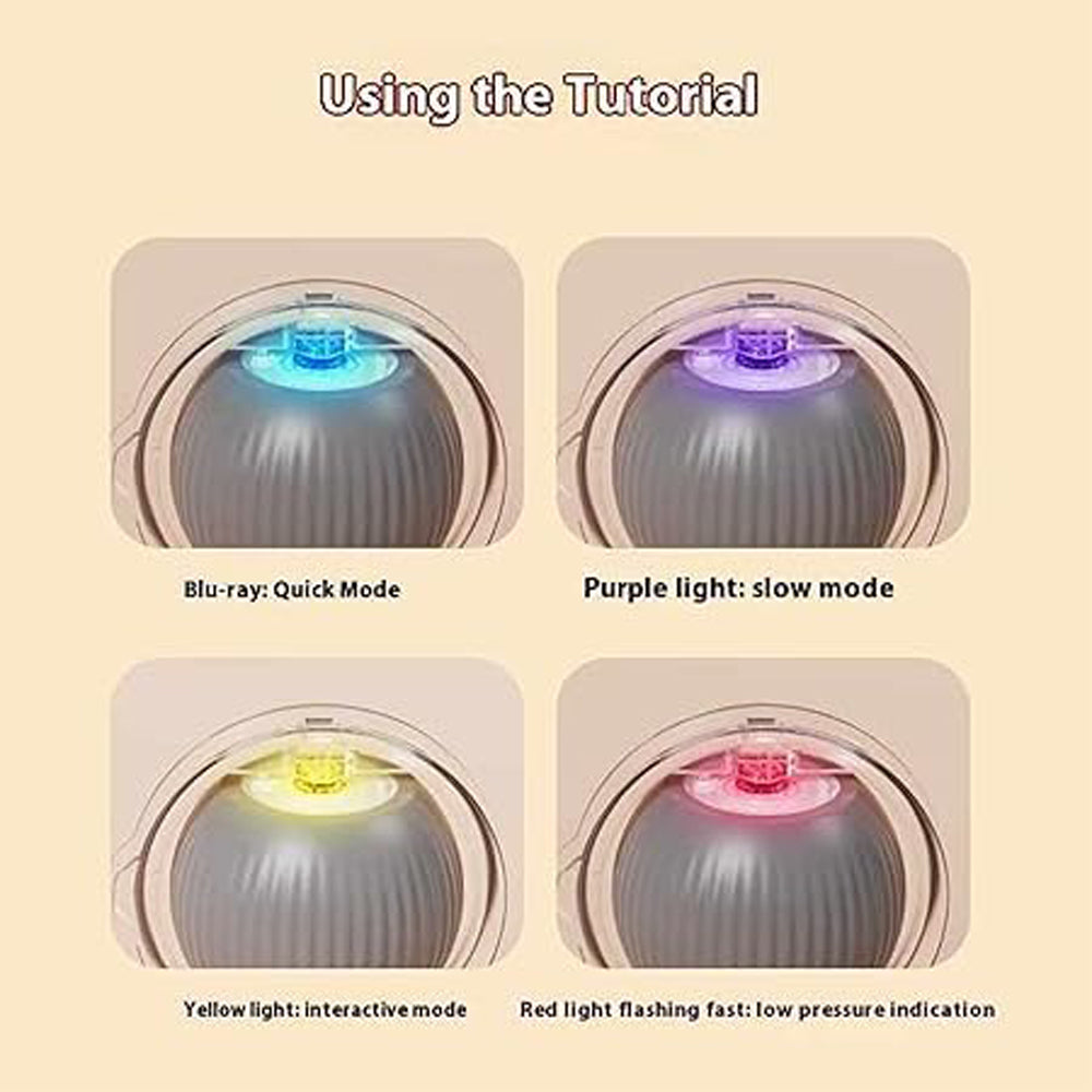 Electric Interactive Pet Ball Toy — Auto-Moving, 2 Modes, Indoor Cat & Dog Toy