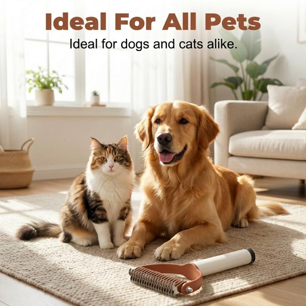 Double Sided Dematting Comb For Cats & Dogs