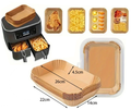 Air Fryer Pan-Rectangular-100 Sheets