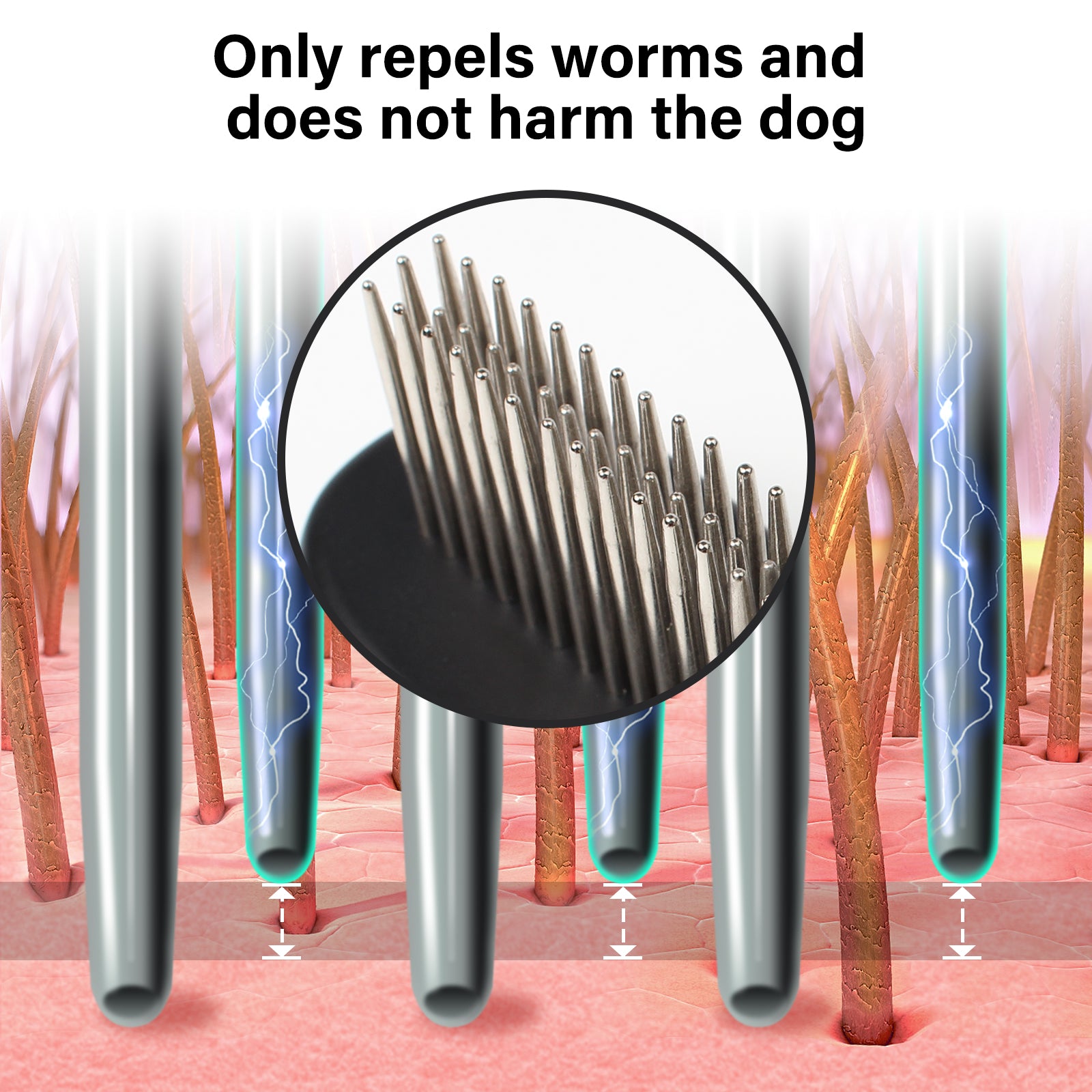 Pet Insect Repellent Comb - Color Can Be Communicated