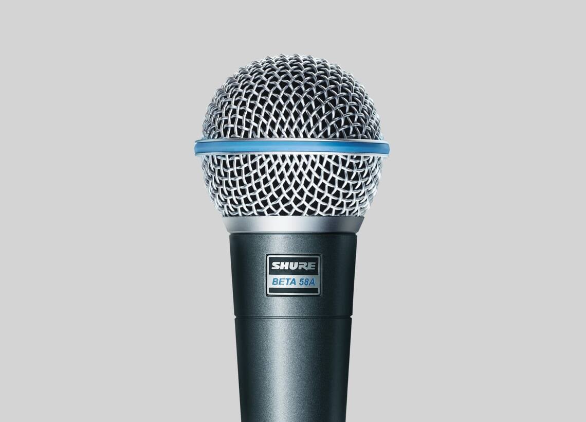 Shure BETA 58A Supercardioid Dynamic Vocal Microphone