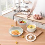 Newest Household Non-stick Cast-iron Frying Pan Set