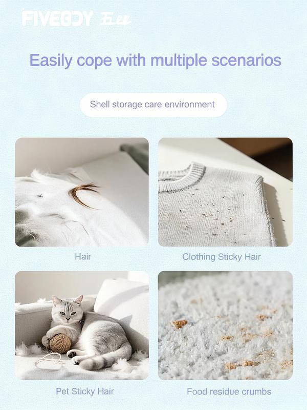 Reusable Pet Hair Remover — Self-Cleaning, No Refills, Works on Furniture & Clothes