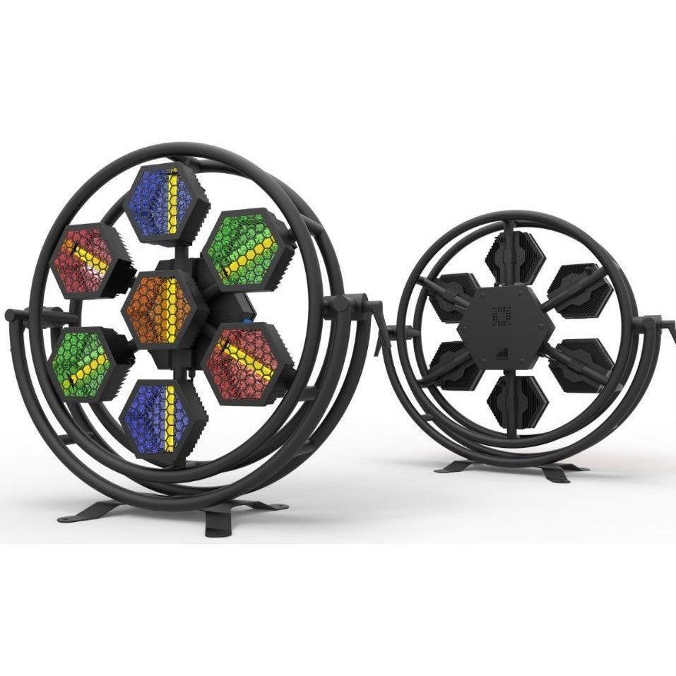 7*60W LED Retro Light with inner RGB LED (double frame truss structure) | BT-181 - product view 1