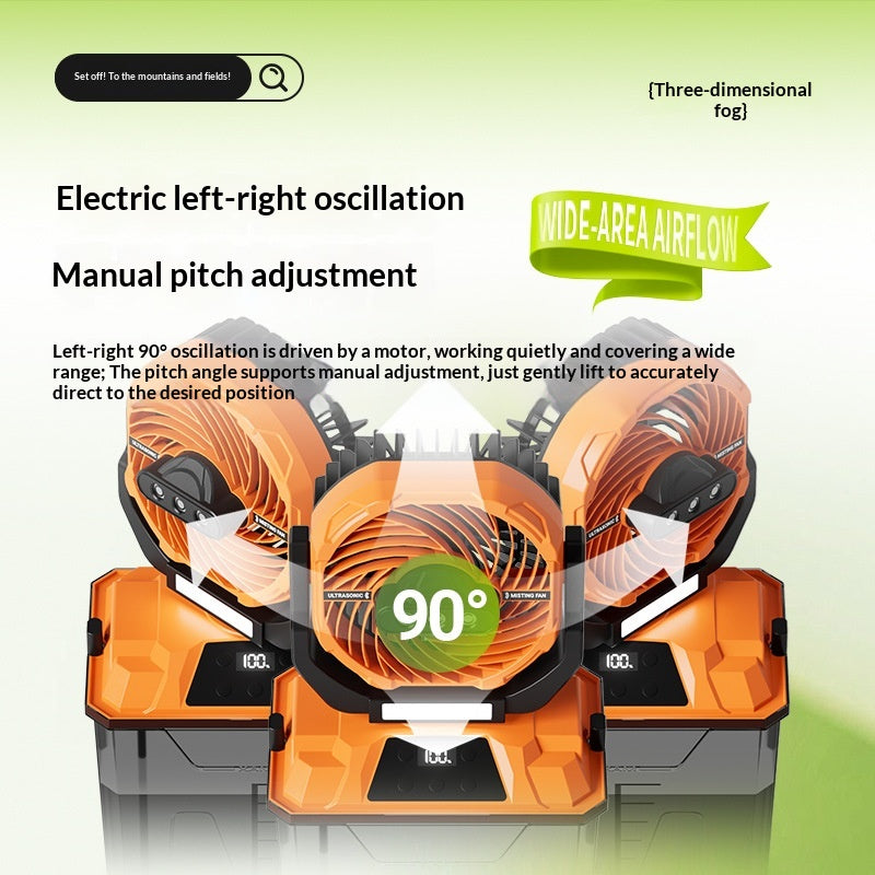 Portable Outdoor Camping Cooling Fan