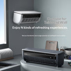 Wall-Mounted Misting Fan with Remote Control