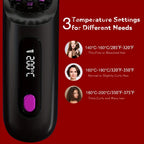 Portable Cordless Straightener Hair Comb Electric Negative Ion Anti