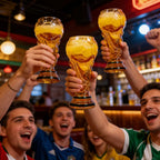 Creative World Cup Football Jules Rimet Trophy Glass Beer Mug