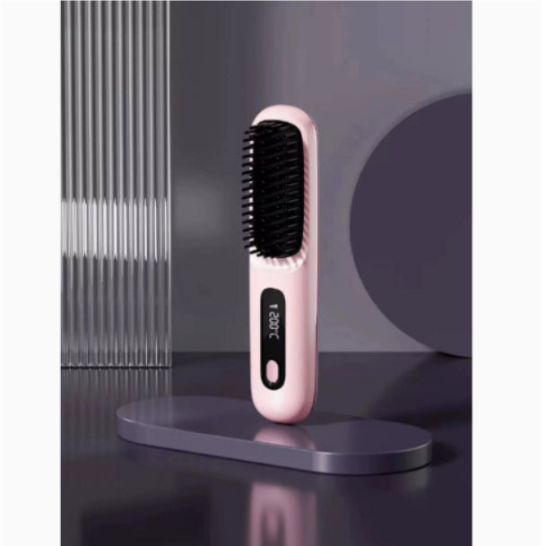 Straight Hair Comb Wireless Hair Straightener Brush Hair Fast