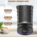 Electric Milk Frother and Steamer — 400W Hot Chocolate Machine