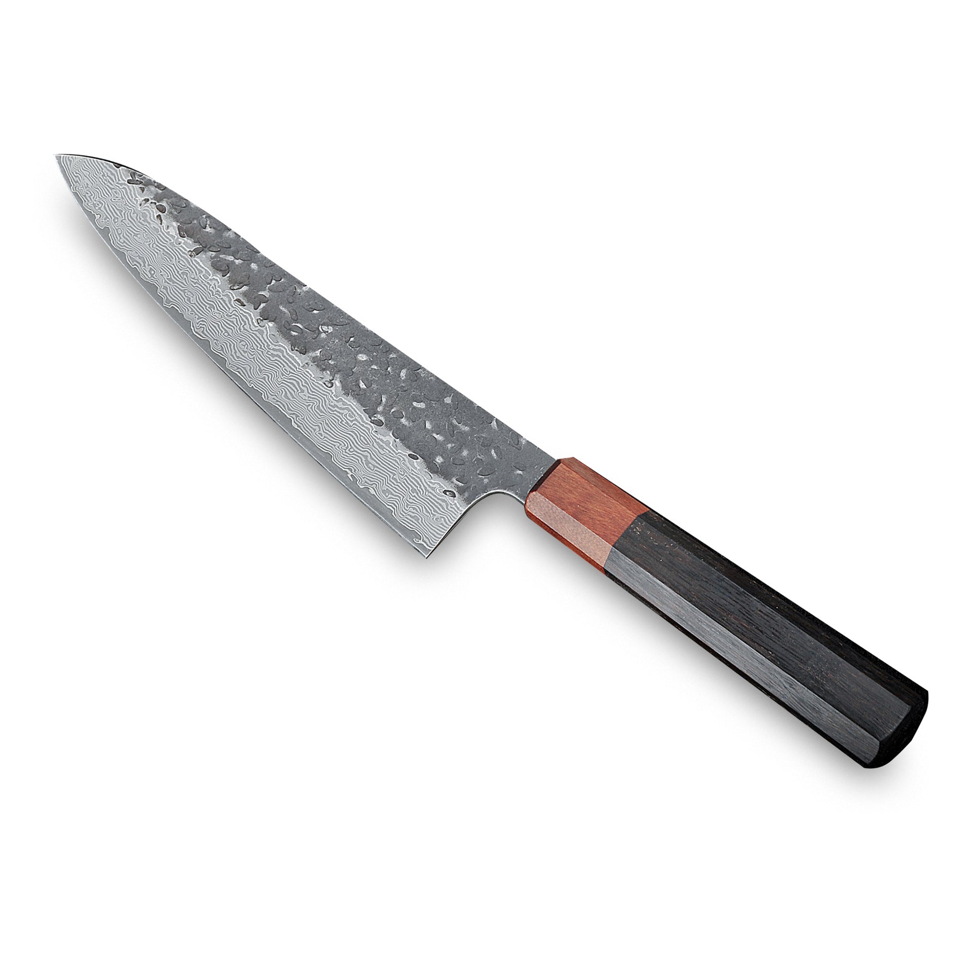 Household Damascus Forged Hammer-Textured Chefs Knife